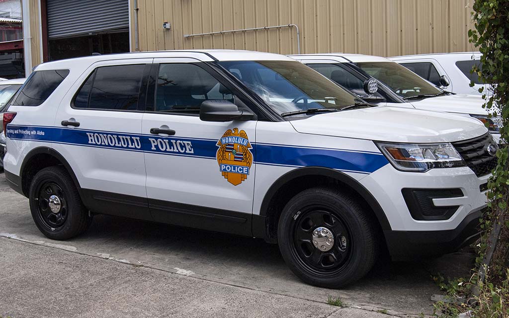 Honolulu Police Department SUV